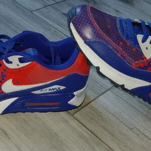 Nike Red and Blue Sneakers Bold Athletic Style